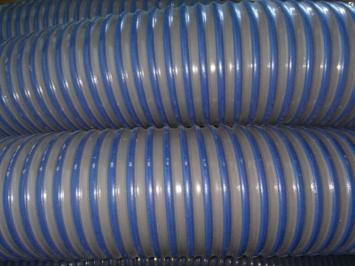 Напорно-всасывающий рукав ПВХ ассенизаторский армированный спиралью d-100мм (серия 100SM) - фото